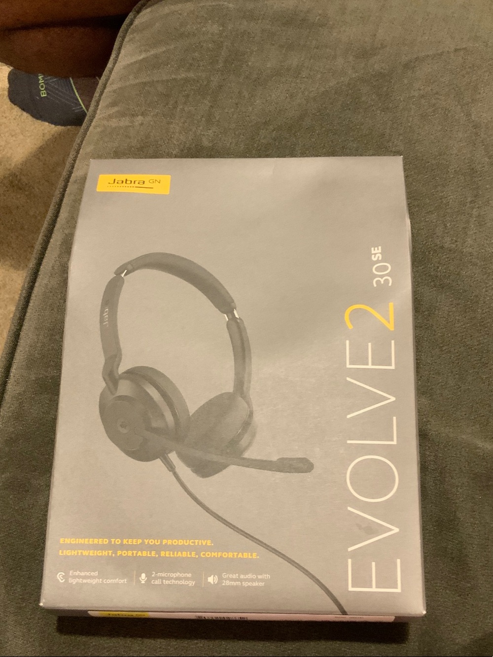 Jabra Evolve2 30 SE Over-Ear Headphones - Black